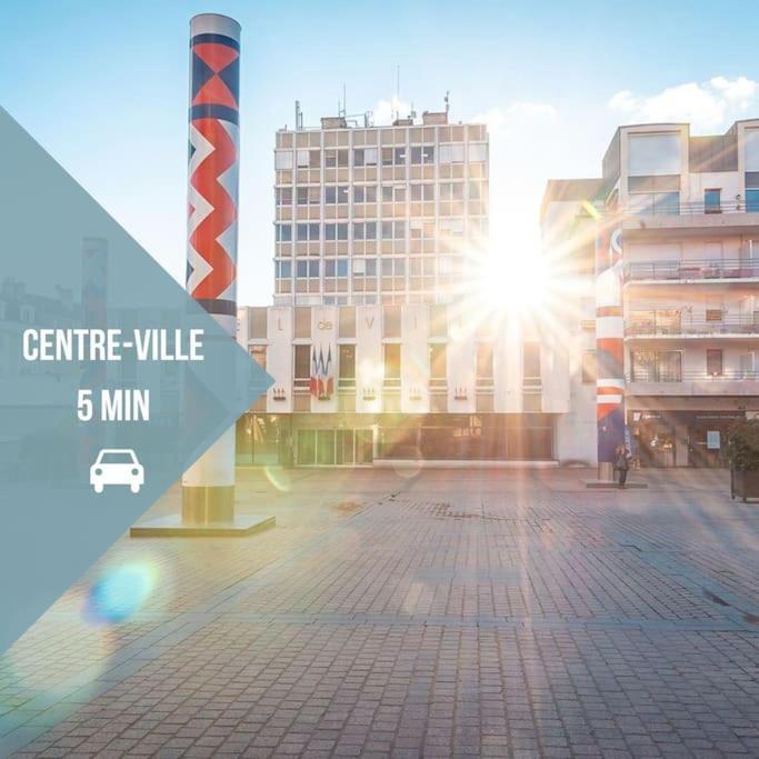 Le Paisible • Garage Privatif • Traversant • Calme ชาโตรูซ์ ภายนอก รูปภาพ